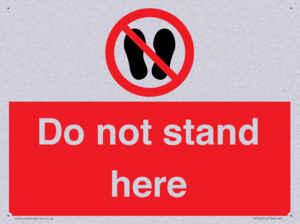 Do not stand here